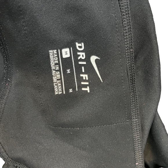 NIKE DRI-FIT Black Skinny POWER Tight Fit Training 802954-010 Leggings Pants  M - Picture 16 of 16